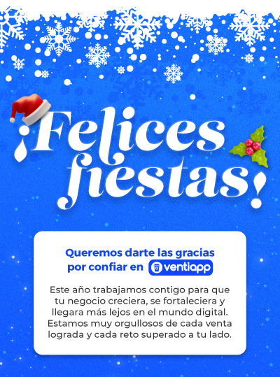 ¡FELICES FIESTAS! Queremos darte las gracias por confiar en Ventiapp 💙