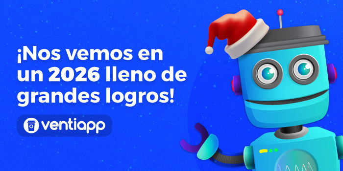 ¡Nos vemos en un 2026 lleno de grandes logros! Ventiapp 🎁