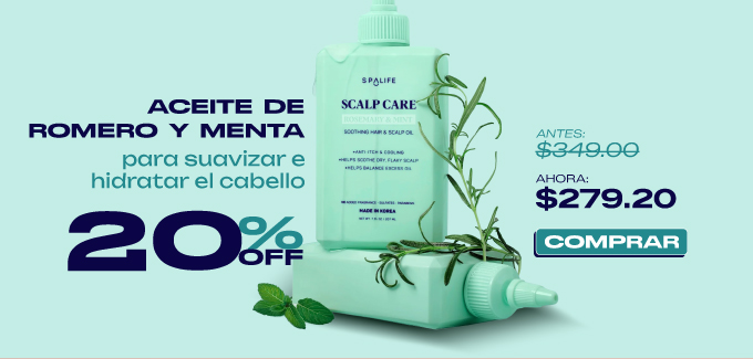 aceite de romero y menta spalife