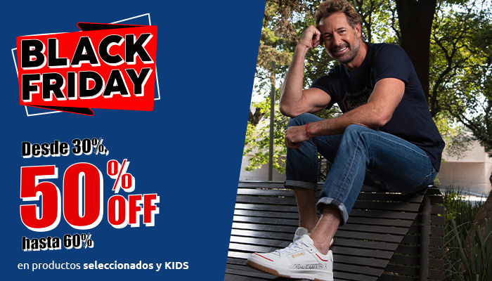 Black friday hasta 60% OFF en tenis y ropa