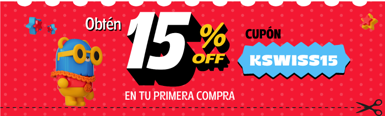 Obtén 15% OFF en tu primera compra. Cupón: KSWISS15OFF