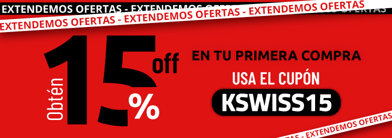 Obtén 15% off en tu primera compra