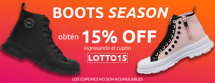 BOOTS SEASON Conoce nuestro catálogo de botas.