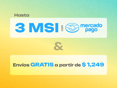 Hasta 3MSI con Mercado Pago | Elige tu método de pago (métodos de pago)