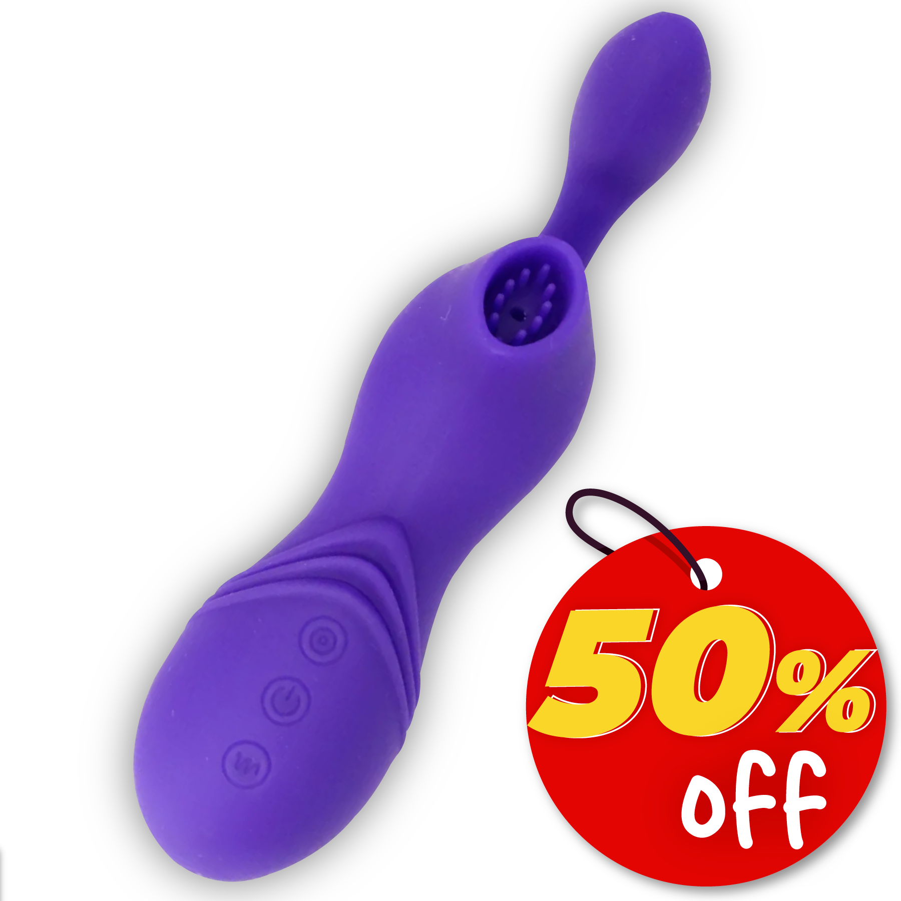 Vibrador con succionador