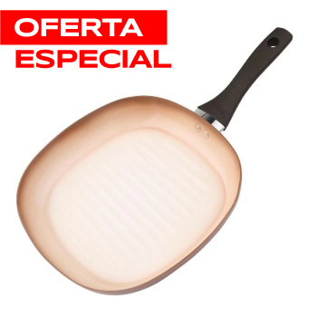 Sartén Plancha Triple Capa Antiadherente 26cm Cerámico