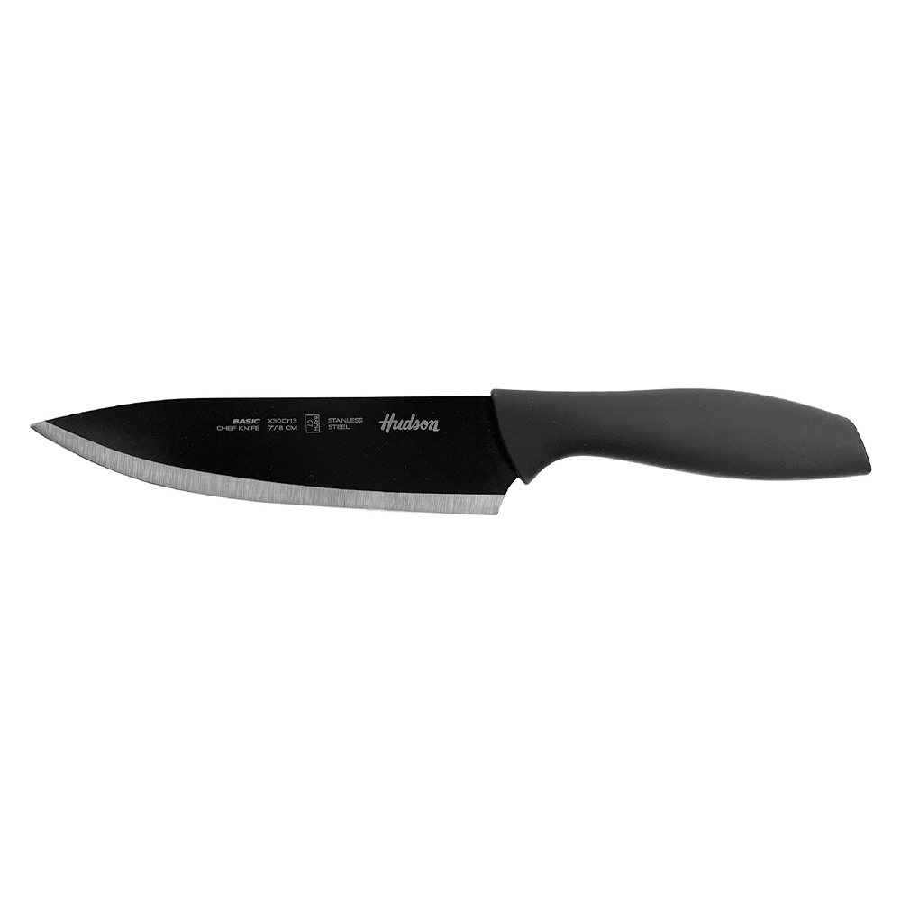 Cuchillo Chef 7'' Basic Linea Hudson Acero Inoxidable