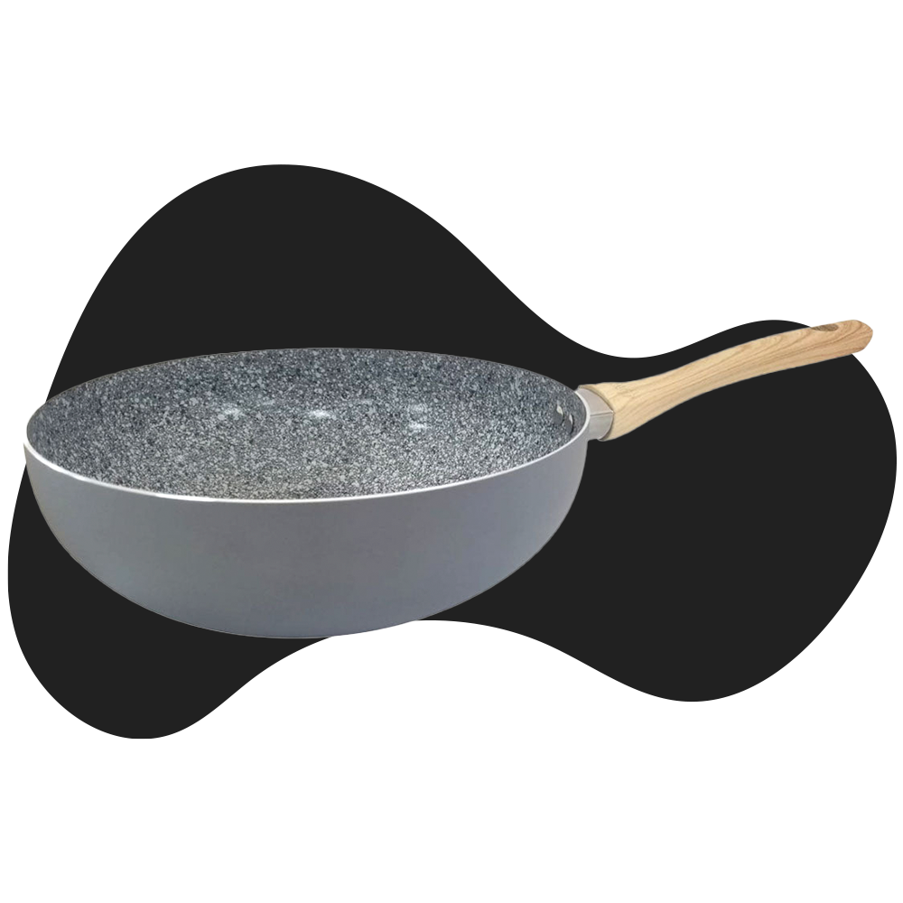 Wok Antiadherente Hudson 28 Cm Aluminio