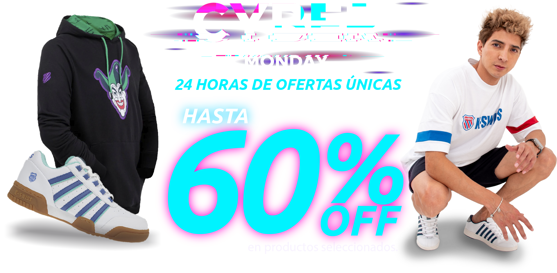 Cyber Monday K-Swiss hasta 60% OFF en productos seleccionados