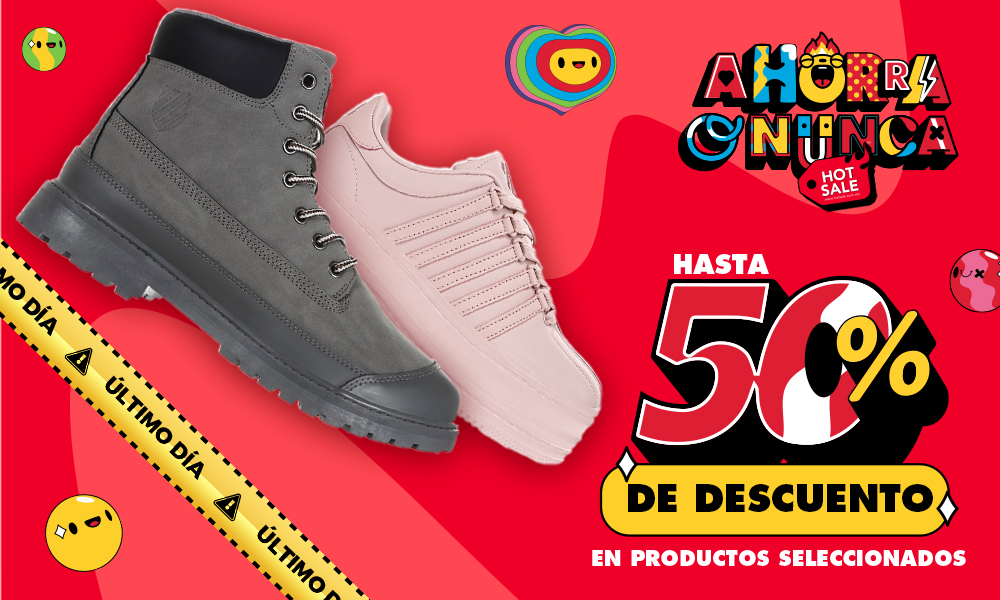 HASTA 50% DE DESCUENTO EN PRODUCTOS SELECCIONADOS ÚLTIMO DÍA