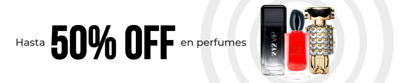 50% off Perfumes