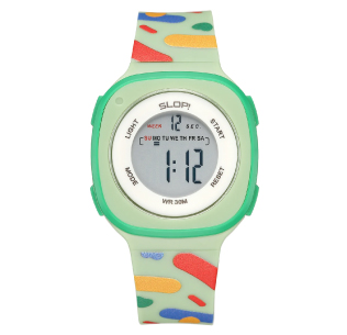 Reloj Slop Verde Print Multicolor SW2207LK5 Unisex